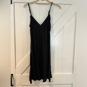 Black cotton dress